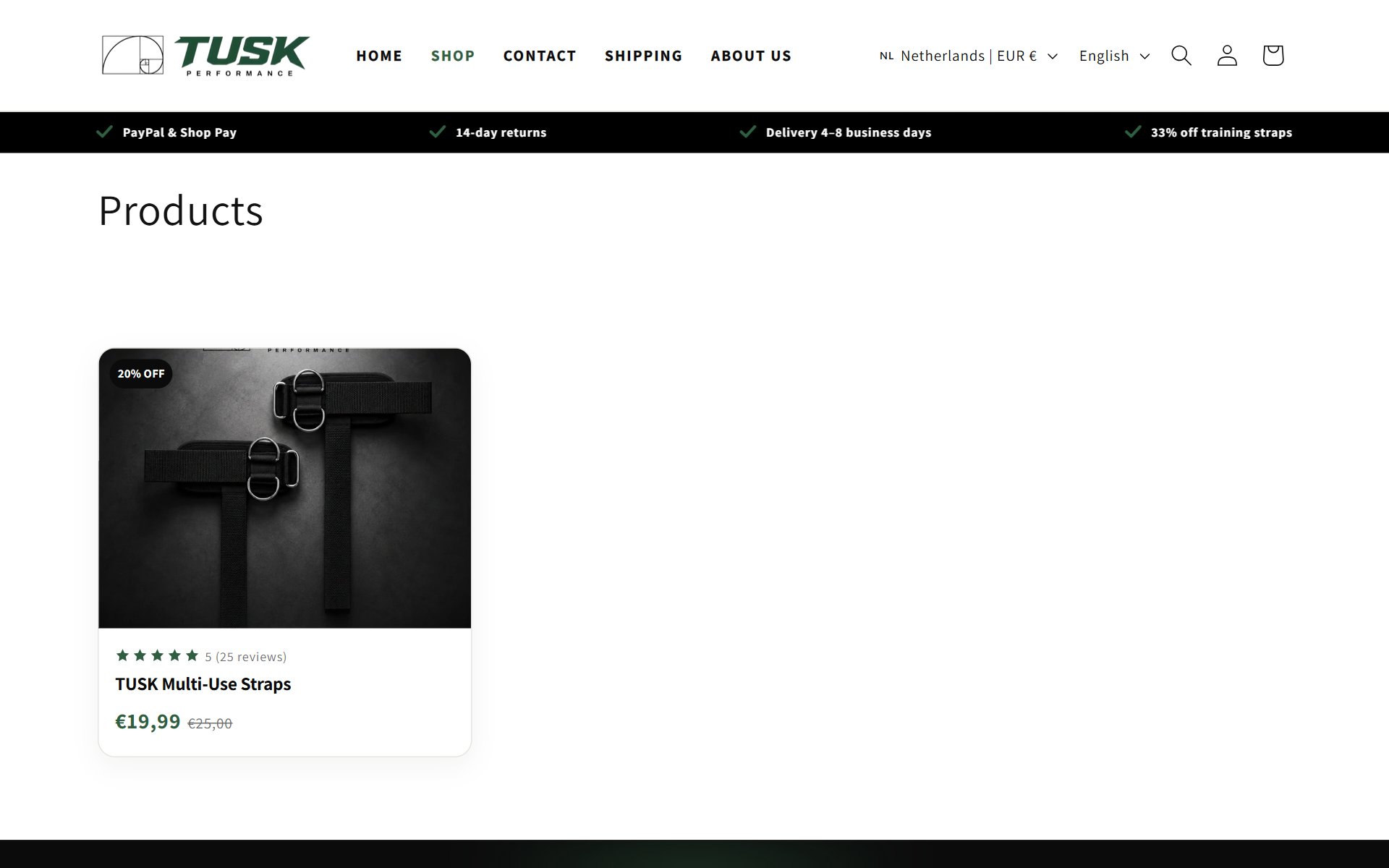 TUSK Performance — screenshot 2