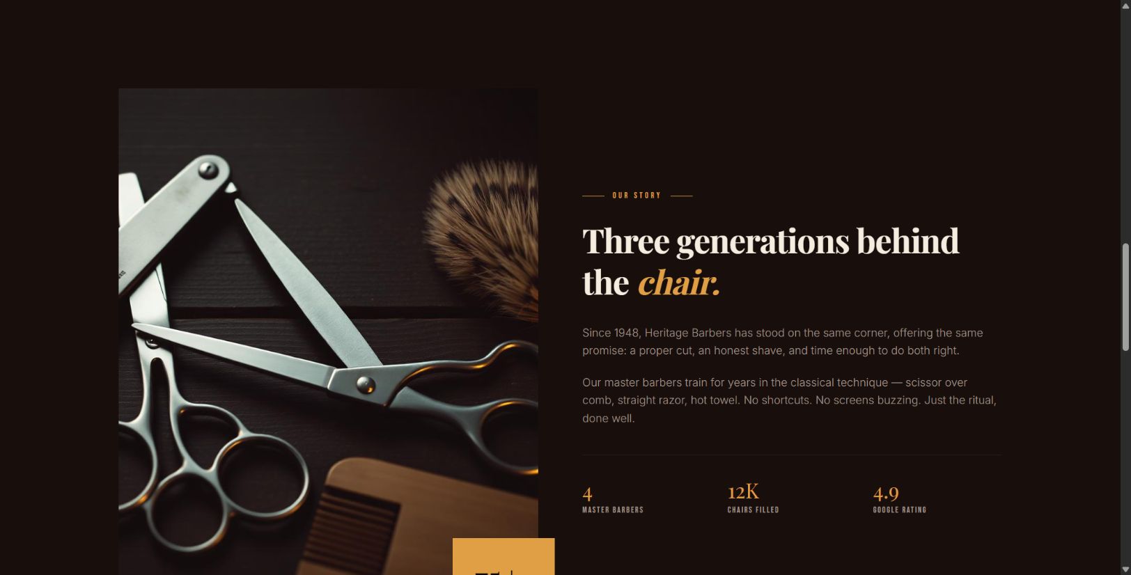 Barber — Classic — voorbeeld 3